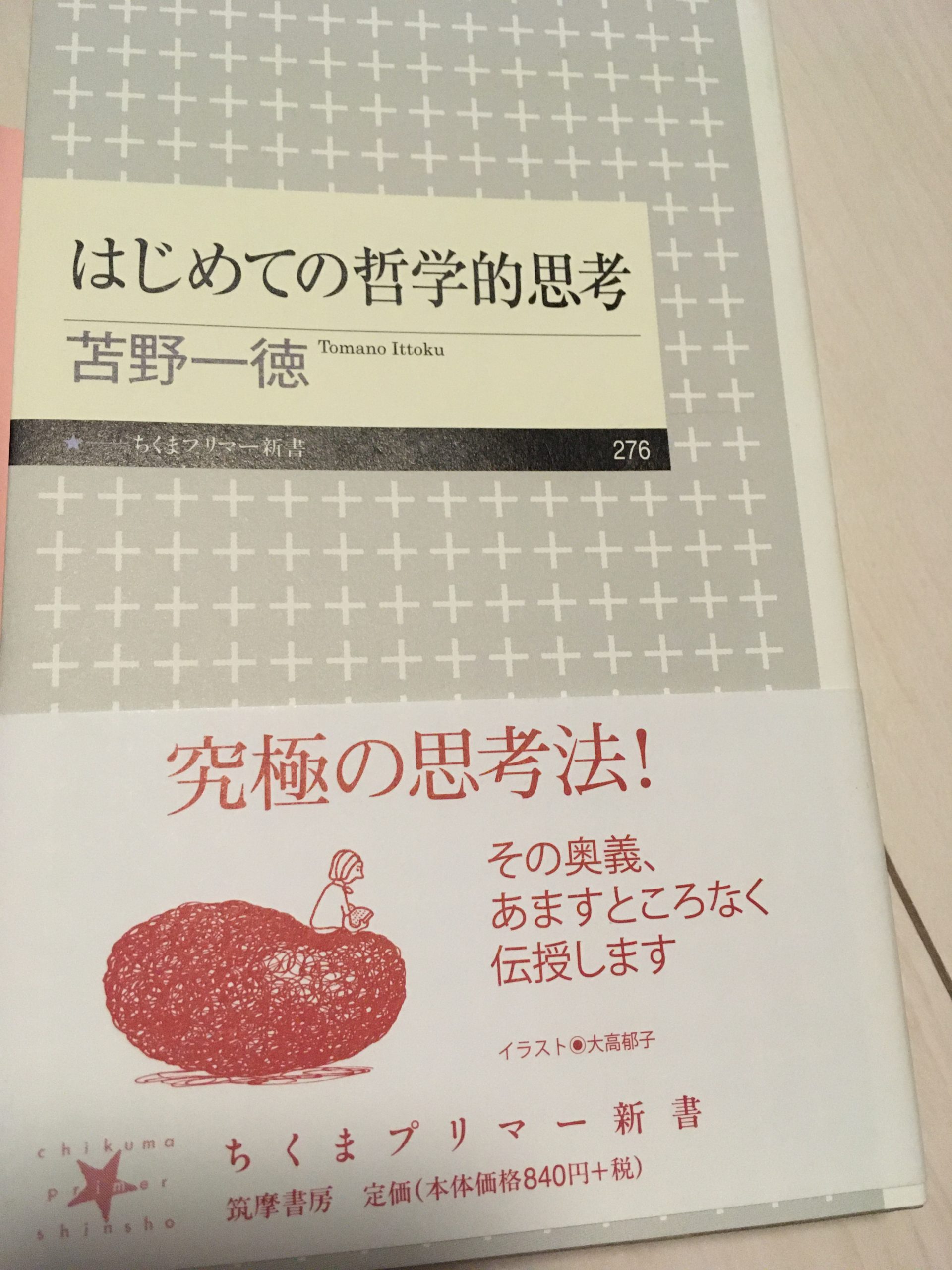 哲学とは何か？はじめての哲学的思考　苫野一徳著を読んで