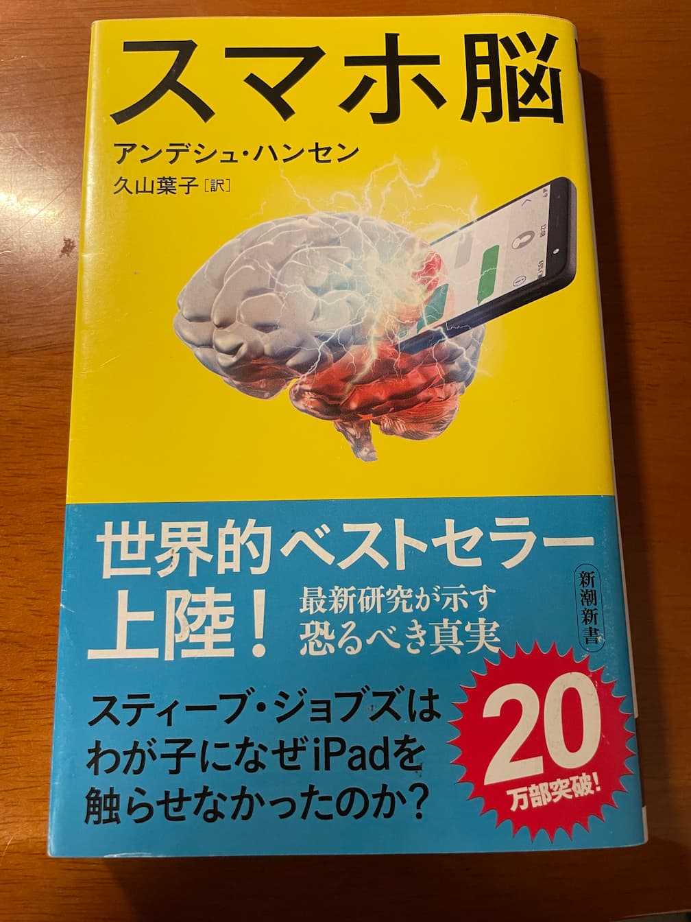 スマホ脳 アンデシュ・ハンセン　書評　レビュー　スマホとの付き合い方を考える